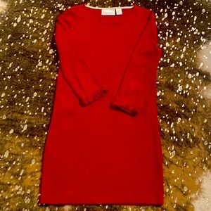 Cute short burgandy dress